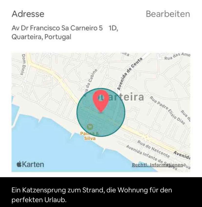 Eine Wohnung Fuer Den Perfekten Urlaub !!! Quarteira Exterior photo